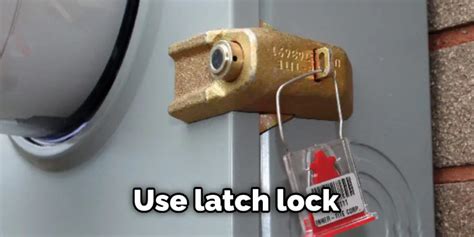 how to remove electrical box lock|how to remove locked meters.